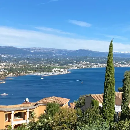 Appartement 3P Traversant Vue Mer Et Foret - Les Cles De L'Esterel Théoule-sur-Mer Exterior foto